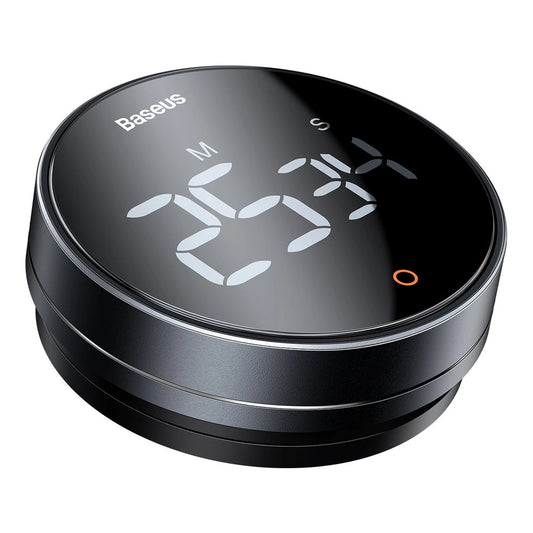 Timer Temporizator Baseus Heyo Rotation Pro, Negru, Resigilat FMDS000013