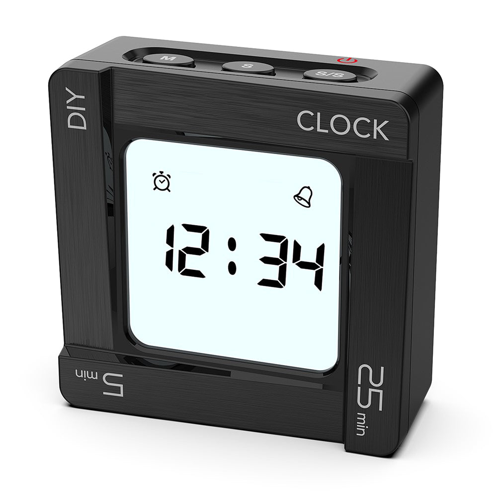 Timer Temporizator OEM EN7019 Flip, Negru