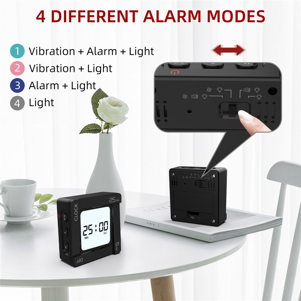 Timer Temporizator OEM EN7019 Flip, Negru