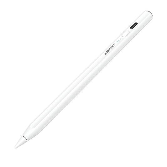 Touch Pen Acefast V2 pentru Apple iPad, Versiune Activ, Alb