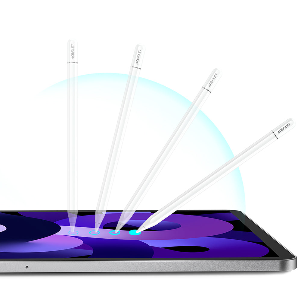 Touch Pen Acefast V3 pentru iPad, Versiune Activ, Alb