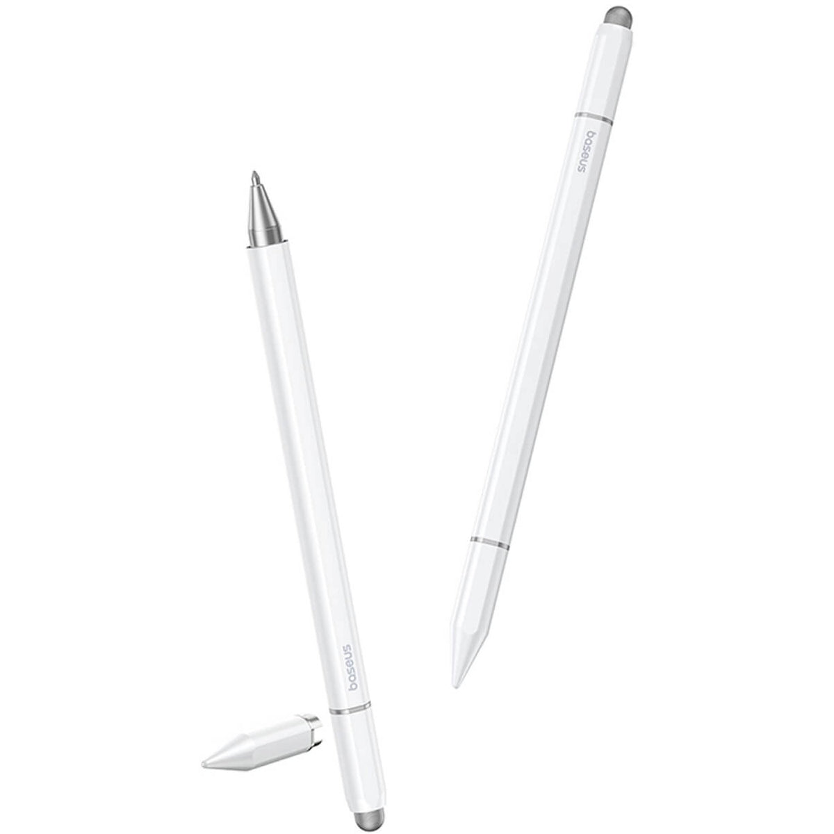 Touch Pen Baseus Smooth Writing III Magnetic 3in1, Alb