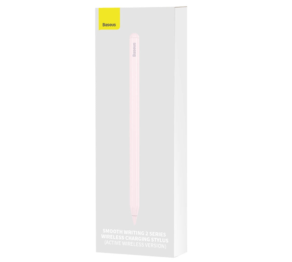 Touch Pen Baseus Smooth Writing 2 Series pentru Apple iPad, Versiune Wireless Activ, Roz SXBC060104