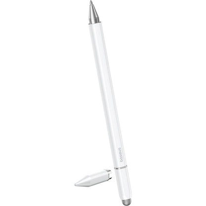 Touch Pen Baseus Smooth Writing III Magnetic 3in1, Alb