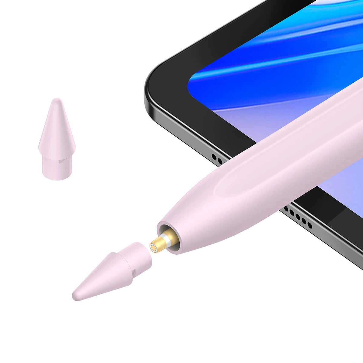 Touch Pen Baseus Smooth Writing 2 Series pentru Apple iPad, Versiune Wireless Activ, Roz SXBC060104