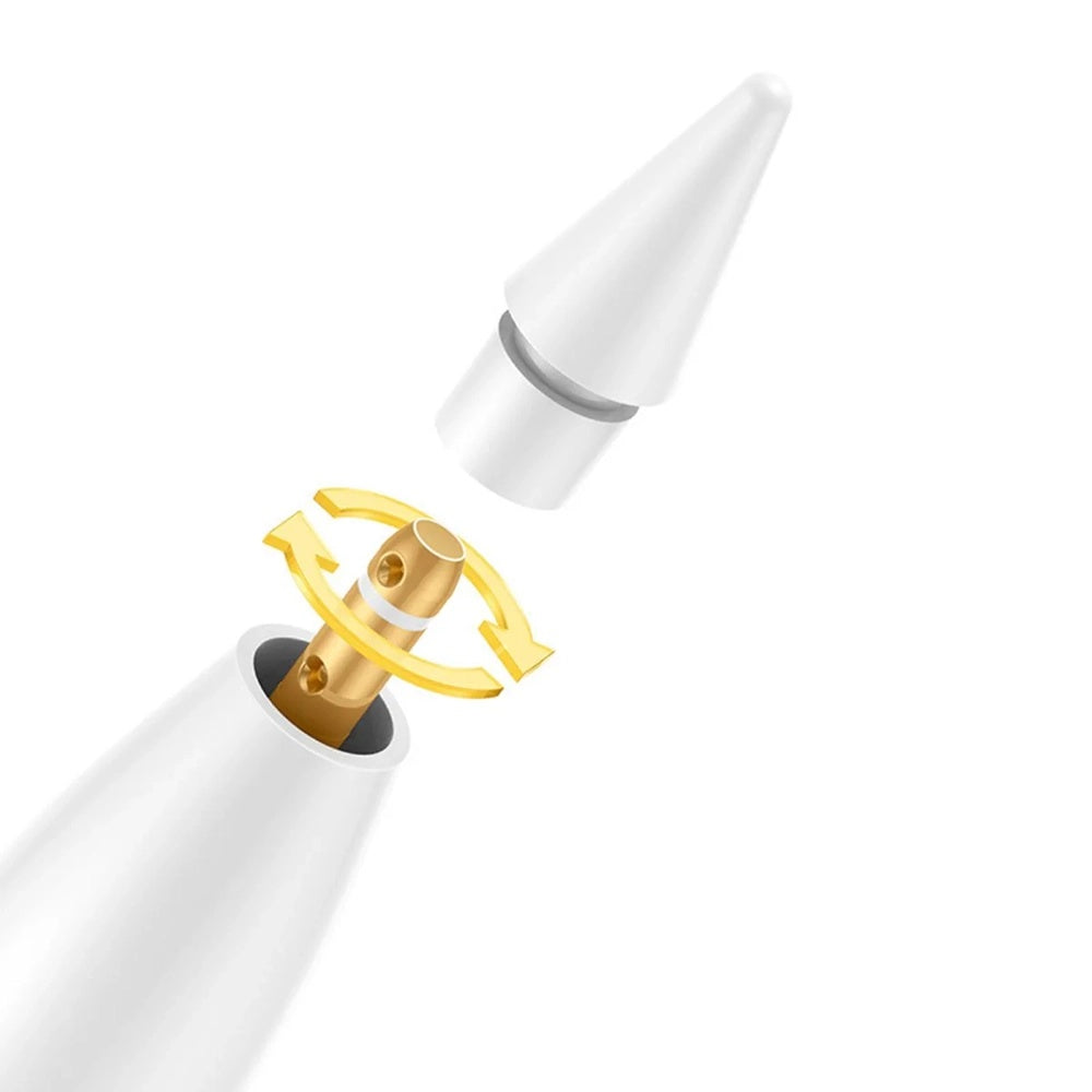 Touch Pen Baseus Smooth Writing 3 Series pentru Apple iPad, Versiune Wireless Activ, Alb P80080805213-01