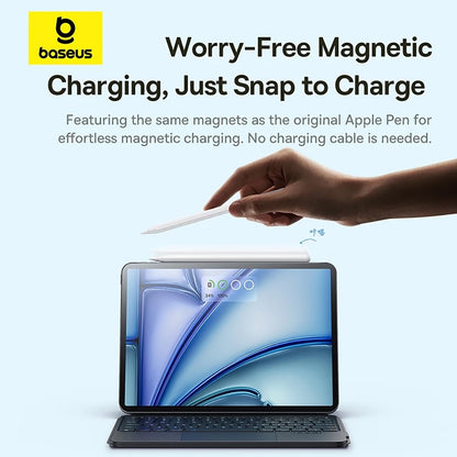 Touch Pen Baseus Smooth Writing 3 Series pentru Apple iPad, Versiune Wireless Activ, Alb P80080806213-00