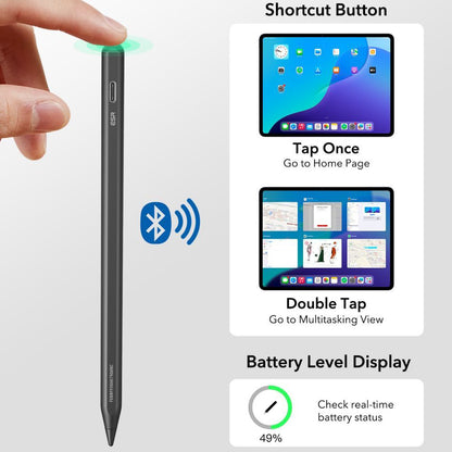 Touch Pen ESR Geo pentru Apple iPad, Versiune Activ, Negru