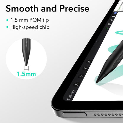 Touch Pen ESR Geo pentru Apple iPad, Versiune Activ, Negru