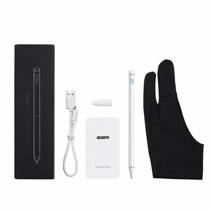 Touch Pen ESR K838, Versiune Activ, Alb