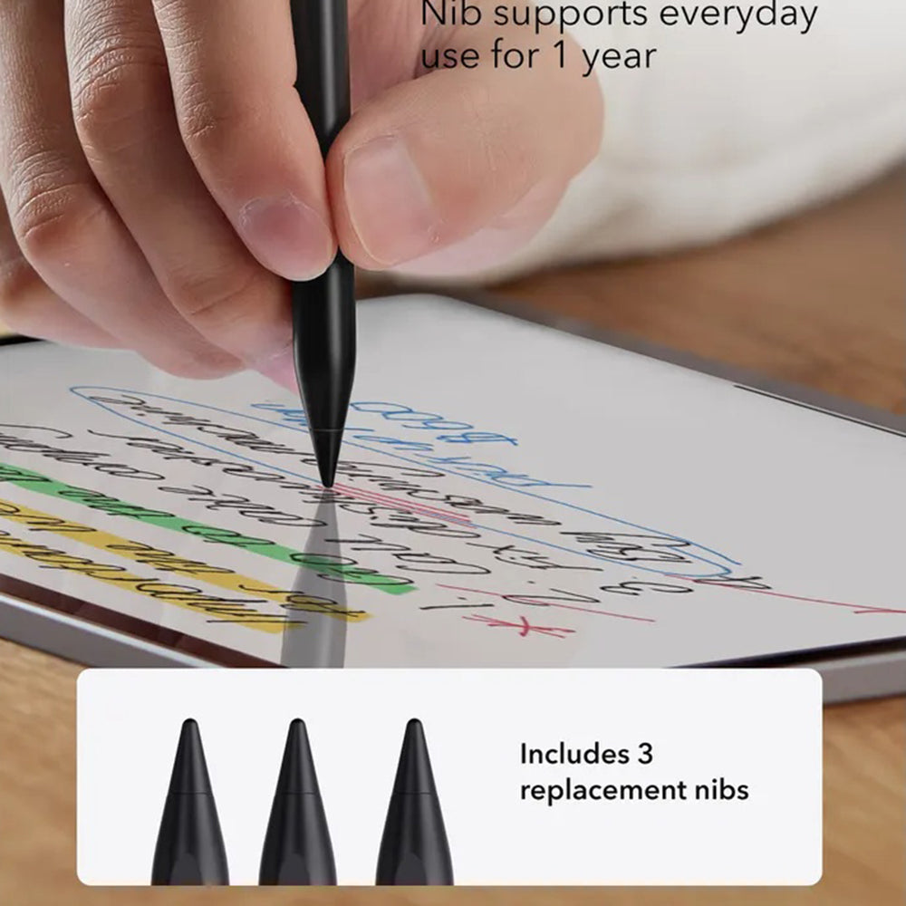 Touch Pen ESR pentru Apple iPad, Versiune Activ, Negru