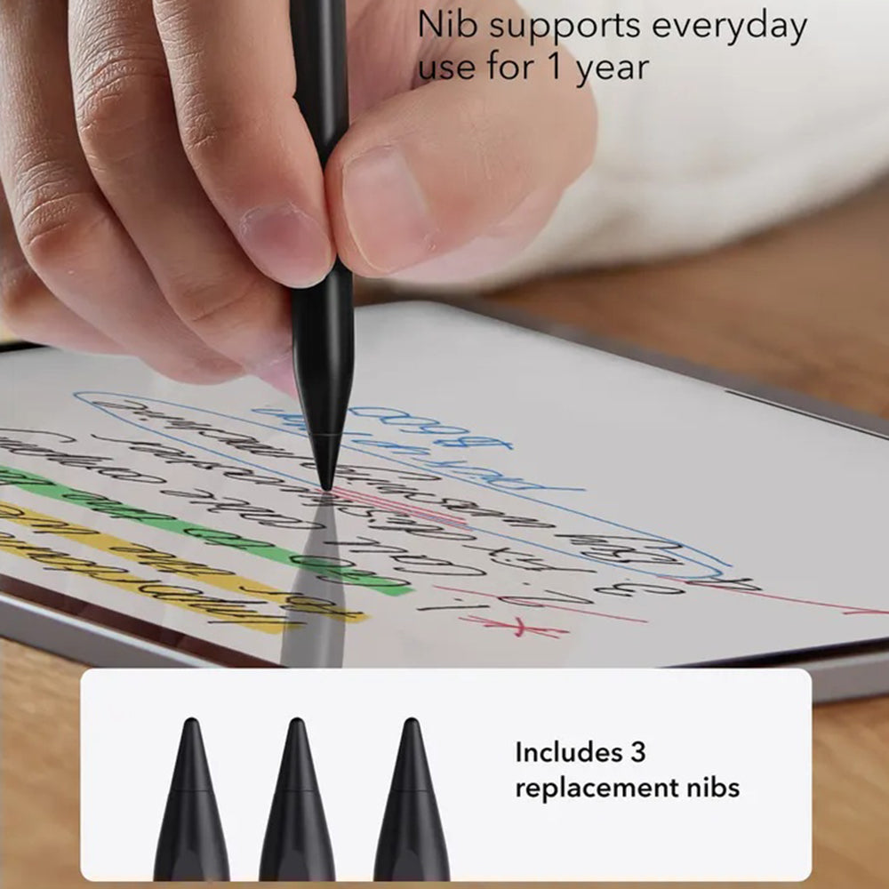 Touch Pen ESR pentru Apple iPad, Versiune Activ, Negru