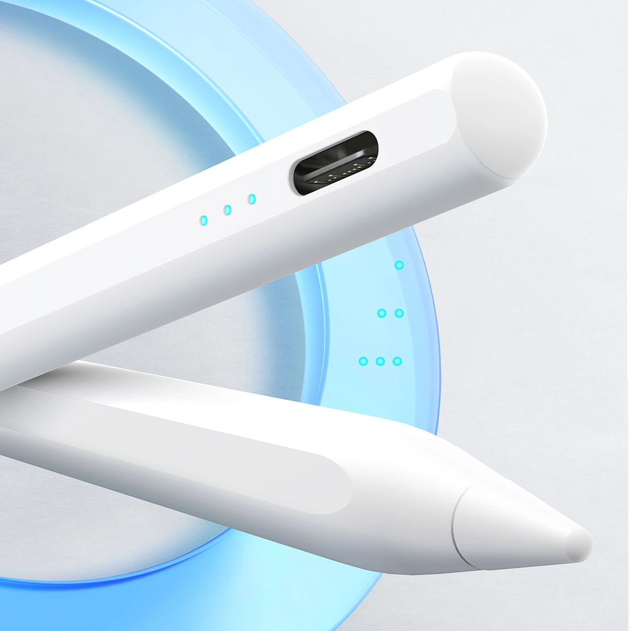 Touch Pen Joyroom JR-X9S Pro pentru Apple iPad, Versiune Activ, Alb