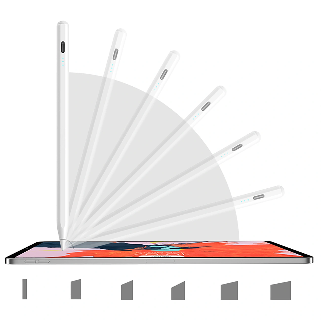 Touch Pen Joyroom JR-X9S Pro pentru Apple iPad, Versiune Activ, Alb