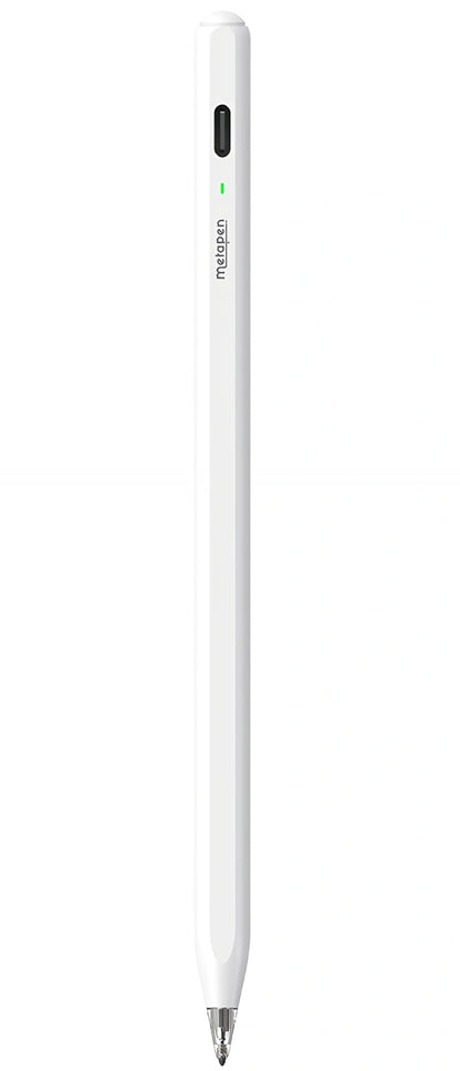 Touch Pen Metapen Air8 Pro pentru Apple iPad, Versiune Activ, Alb ME-APP172