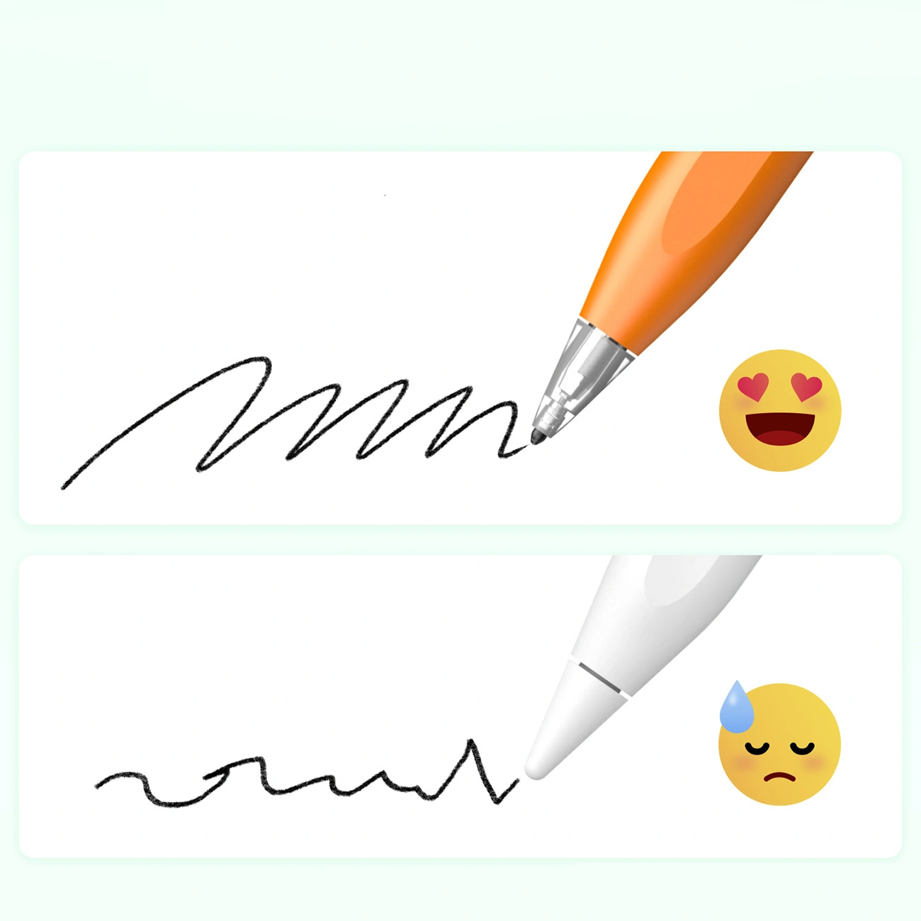 Touch Pen Metapen Air8 Pro X pentru Apple iPad, Versiune Activ, Portocaliu ME-APP172