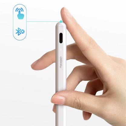 Touch Pen Metapen A8 pentru Apple iPad, Versiune Activ, Alb ME-APP152