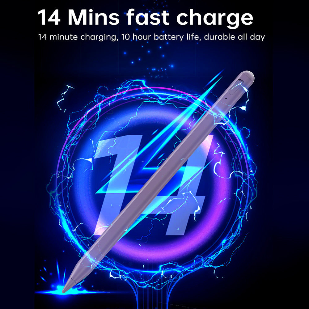 Touch Pen Techsuit AC10SH pentru Apple iPad, Versiune Activ, Mov