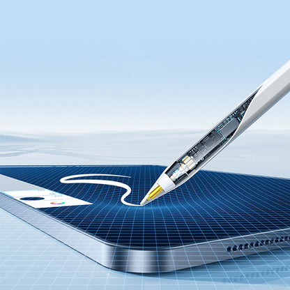 Touch Pen Techsuit AC20-Pro pentru Apple iPad, Versiune Activ, Alb