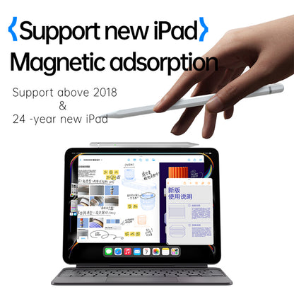 Touch Pen Techsuit AP01 Pro pentru Apple iPad, Versiune Activ, Alb