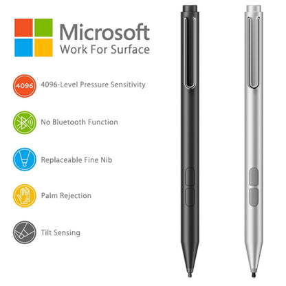 Touch Pen Techsuit F94S pentru Microsoft Surface / Asus Transformer / Zen / Vivobook / HP Envy / Pavilion / Spectre, Versiune Activ, Negru