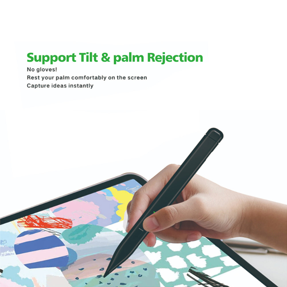 Touch Pen Techsuit F97 pentru Microsoft Surface, Versiune Activ, Negru