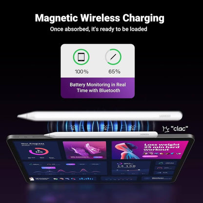 Touch Pen UGREEN pentru Apple iPad, Versiune Activ, Alb