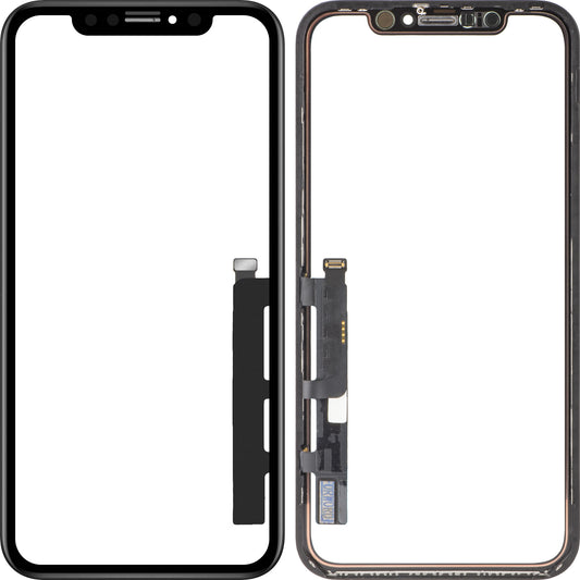 Touchscreen Forward Guard OCA pentru Apple iPhone XR, Versiune IC, Negru