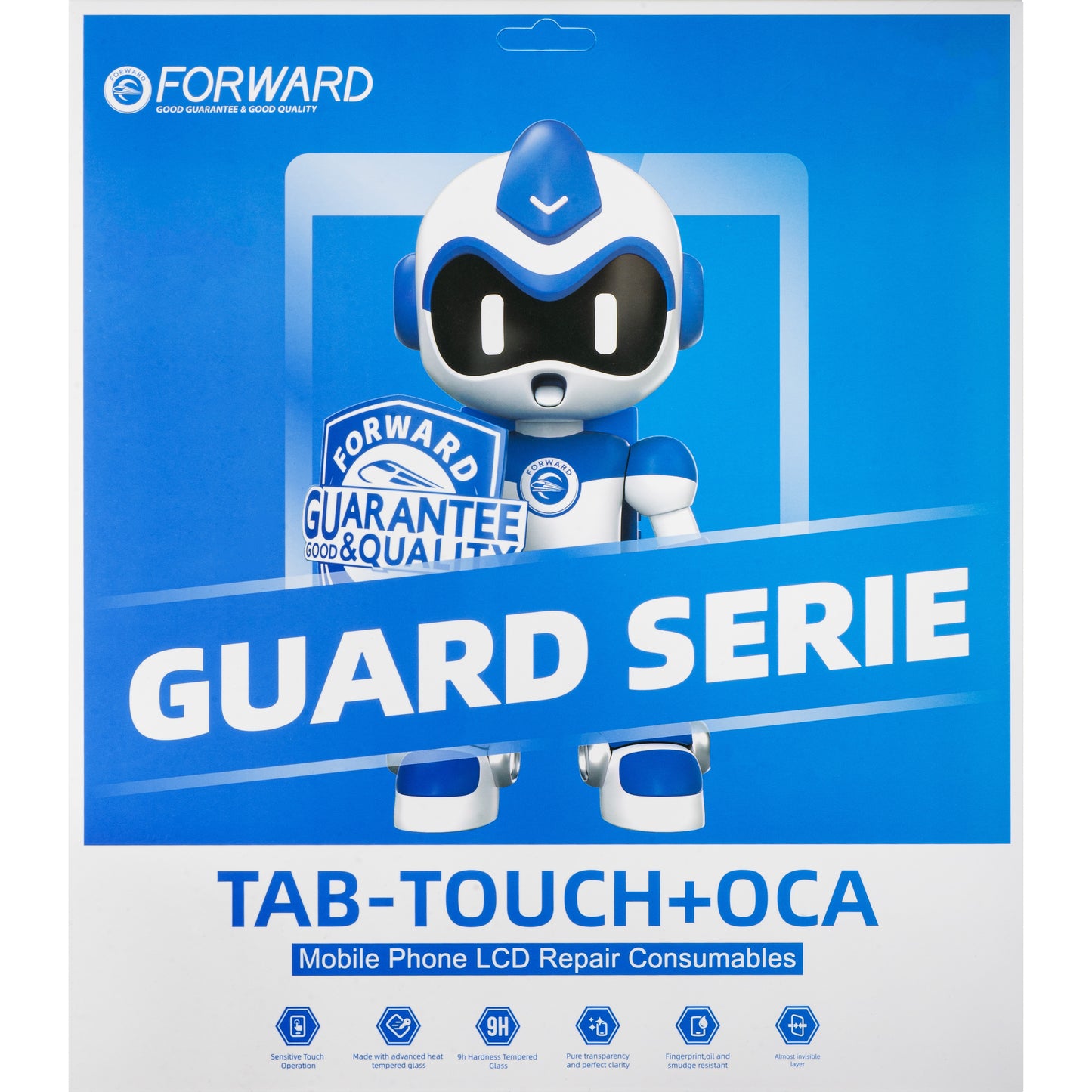 Touchscreen Forward Guard OCA pentru Apple iPad Pro 12.9 (2022), Negru
