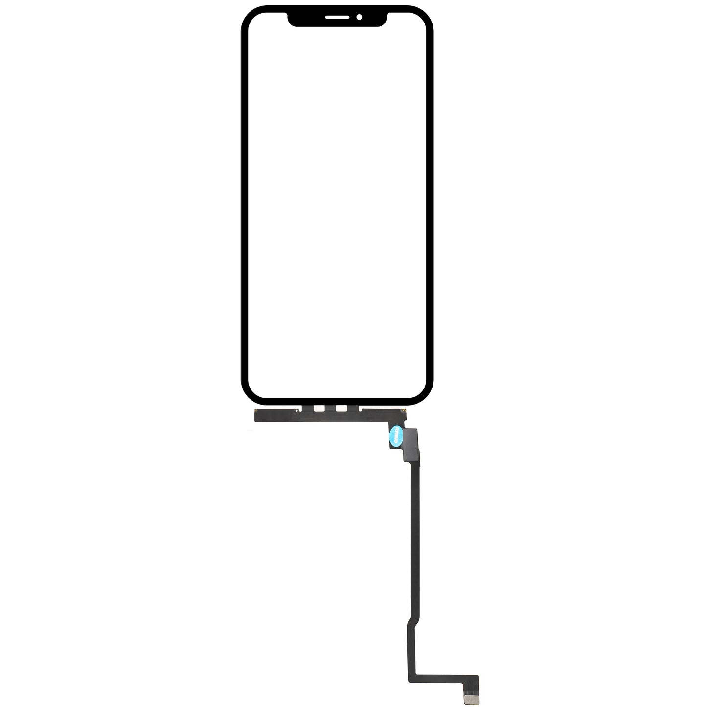 Touchscreen Forward Guard OCA pentru Apple iPhone 11 Pro Max, Versiune IC, Negru