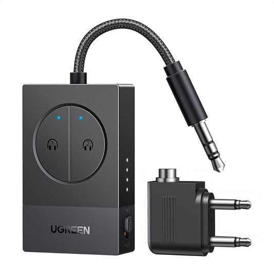 Transmitator Bluetooth UGREEN BT305 (65706), AUX, Negru