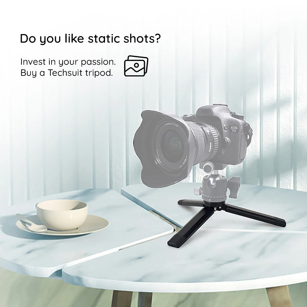 Trepied 1/4inch Techsuit TPD2, Negru