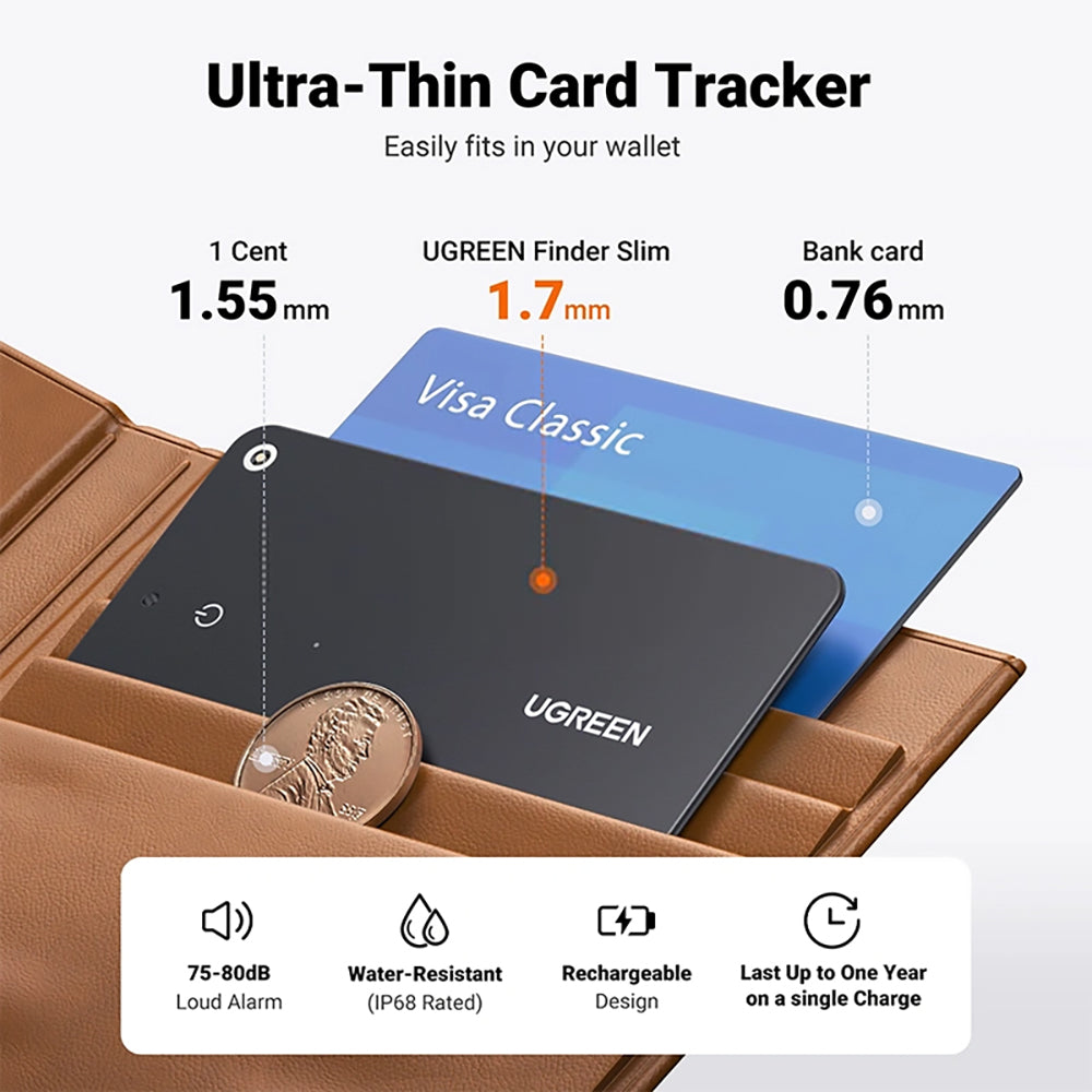 UGREEN SmartTag CM817 pentru iOS Series, Negru