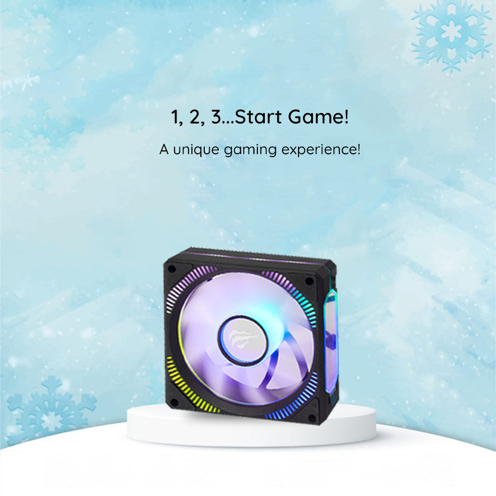 Ventilator HAVIT F2096, 1800RPM, 30dB, 3W, Negru