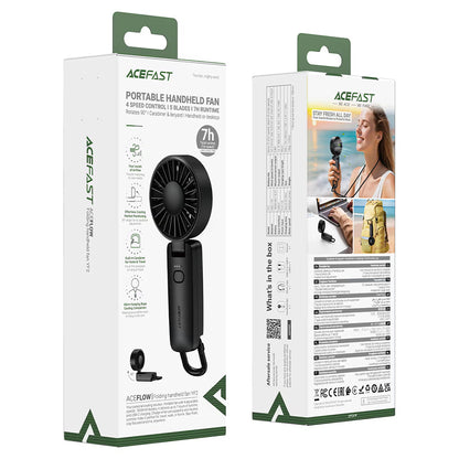 Ventilator Portabil Acefast YF2, Negru