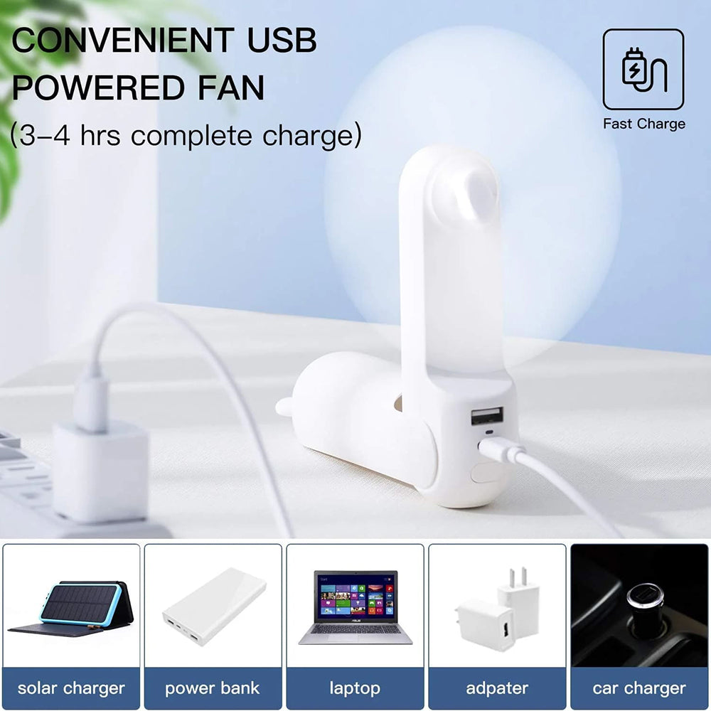 Ventilator Portabil JisuLife Life8 Plus F8X, Verde