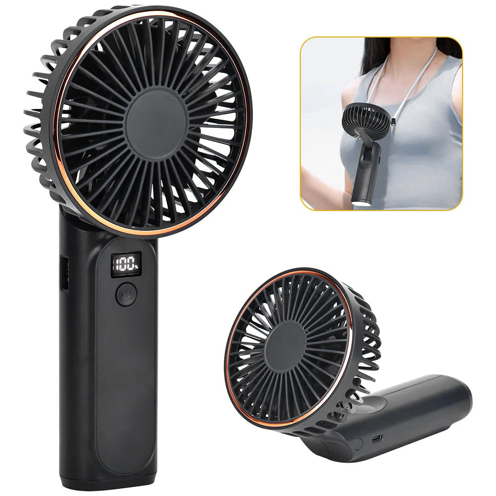 Ventilator Portabil Techsuit M12, Negru