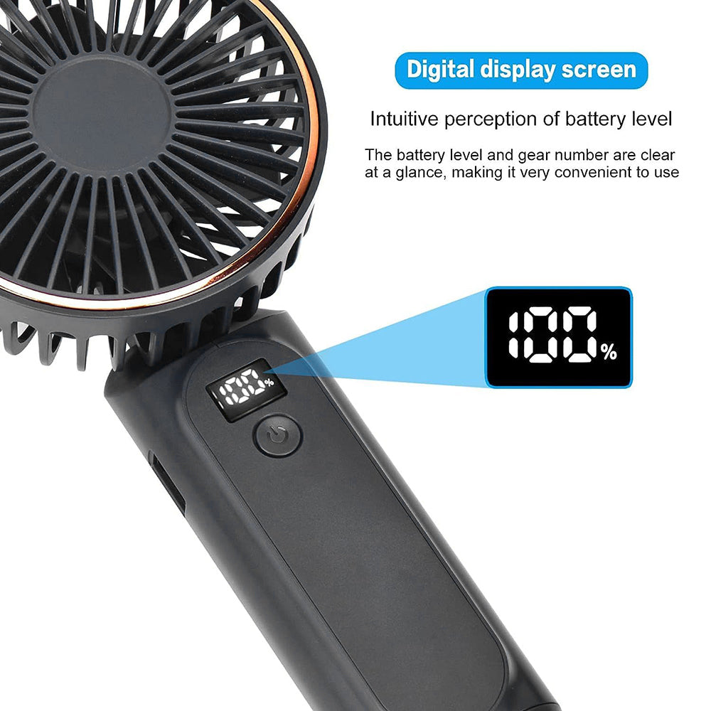 Ventilator Portabil Techsuit M12, Negru