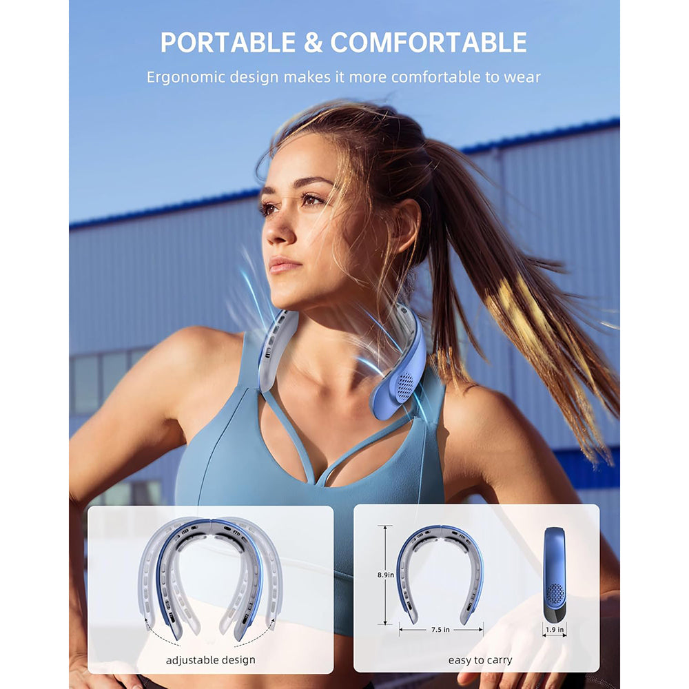 Ventilator Portabil Techsuit S8, Albastru