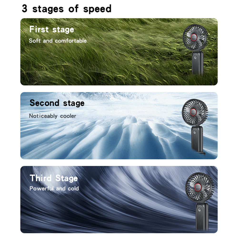 Ventilator Portabil Yesido YF10, Negru