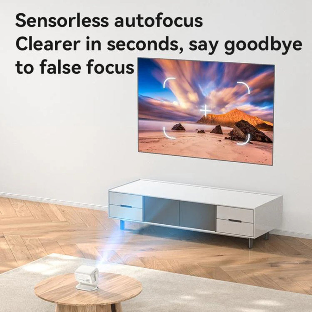 Videoproiector Yesido TV13, 720P, 190ANSI, Android 9.0, Alb