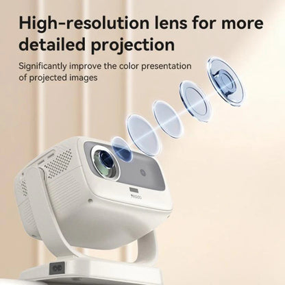 Videoproiector Yesido TV13, 720P, 190ANSI, Android 9.0, Alb