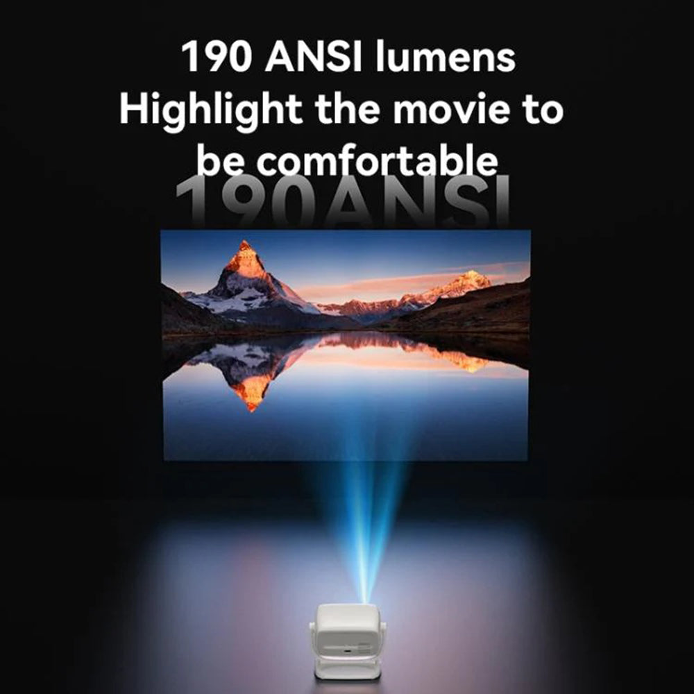 Videoproiector Yesido TV13, 720P, 190ANSI, Android 9.0, Alb