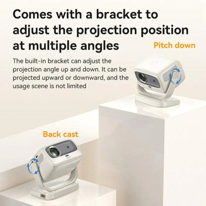 Videoproiector Yesido TV13, 720P, 190ANSI, Android 9.0, Alb