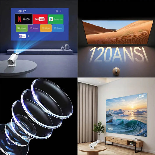 Videoproiector Yesido TV14, 720P, 120ANSI, Alb