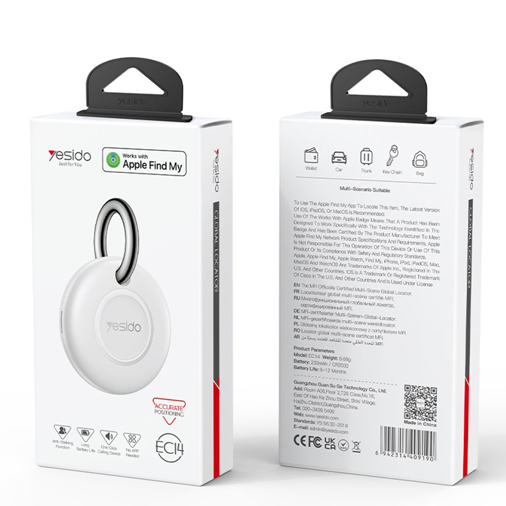 Yesido SmartTag EC14 pentru iOS Series, Alb